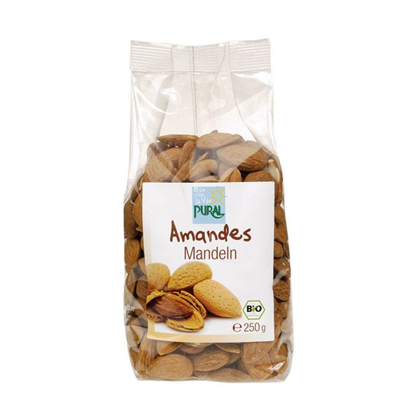Pural brown almonds 250g