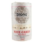 Вафли рисовые цельнозерновые  без соли Biona 100g