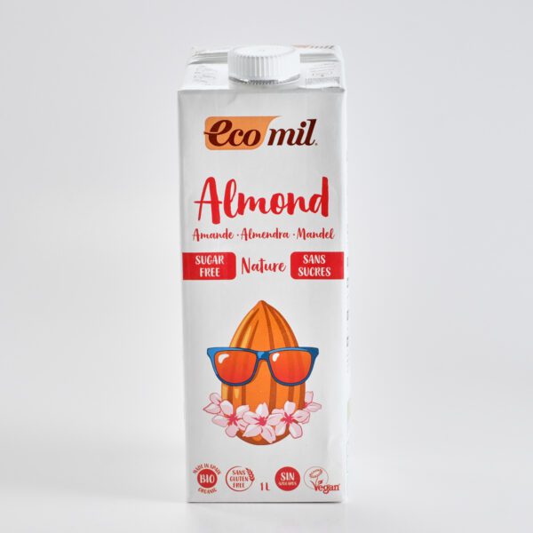 Миндальный напиток неподслащенный EcoMil 1L