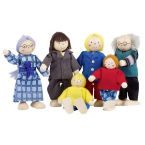 Кукольный набор Городская семья GOKI 6шт