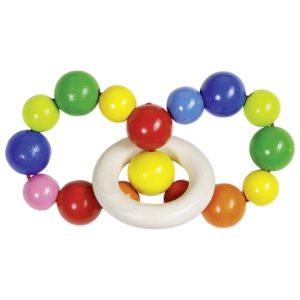 Прорезыватель-погремушка Разноцветная радуга Heimess 