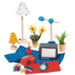 Набор для куколной гостиной и спальни GOKI