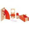Мебель для кукольной ванной комнаты, 5 частей GOKI
