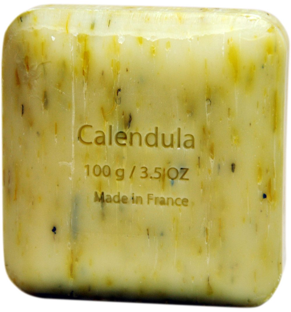 Мыло с цветами календулы Savon du Midi 100g