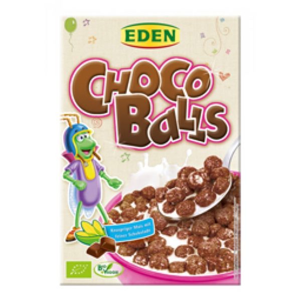 Хрустящие кукурузные шарики с шоколадом Eden 375g