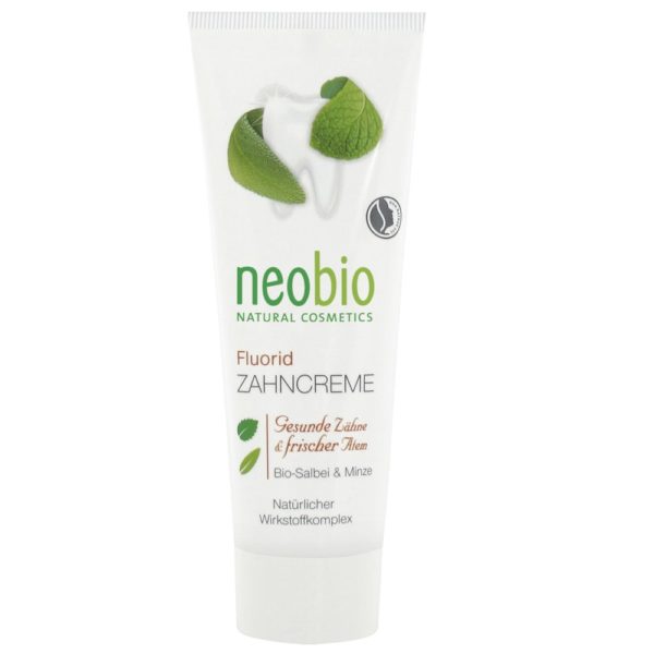 Neobio Fluoride Toothpaste with Mint and Sage