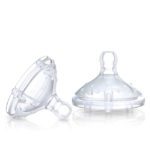 Nuby Natural Touch pudelilutid silikoonist 2tk