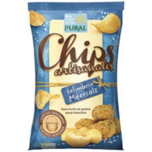 Pural kartulikrõpsud meresoolaga 120g