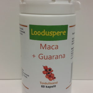 Looduspere Maca and Guarana Capsules 60pcs