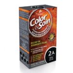 Краска для волос с растительными экстрактами Color & Soin, иссиня-черный