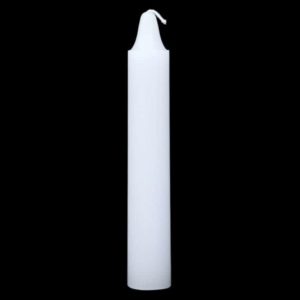 Стеариновая свеча белая Eubiona