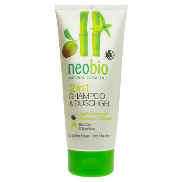 Neobio 2 in 1 Shower Gel and Shampoo 200ml