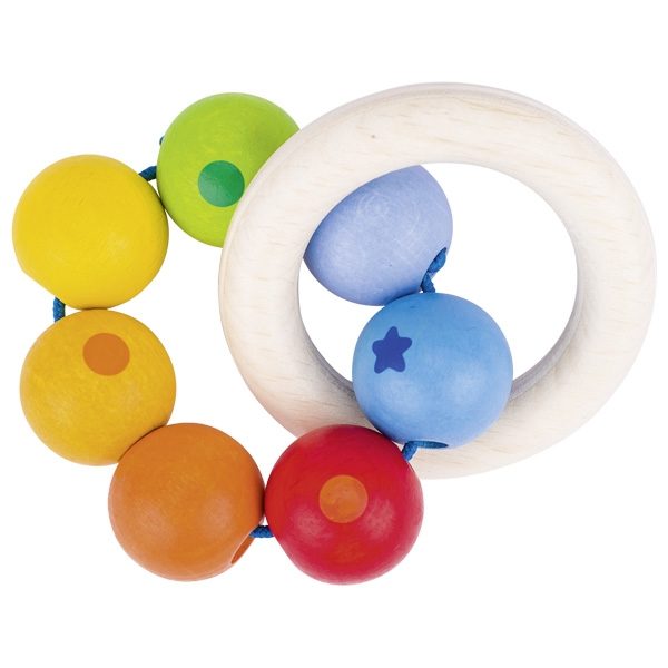 Прорезыватель-погремушка Разноцветные шарики Heimess