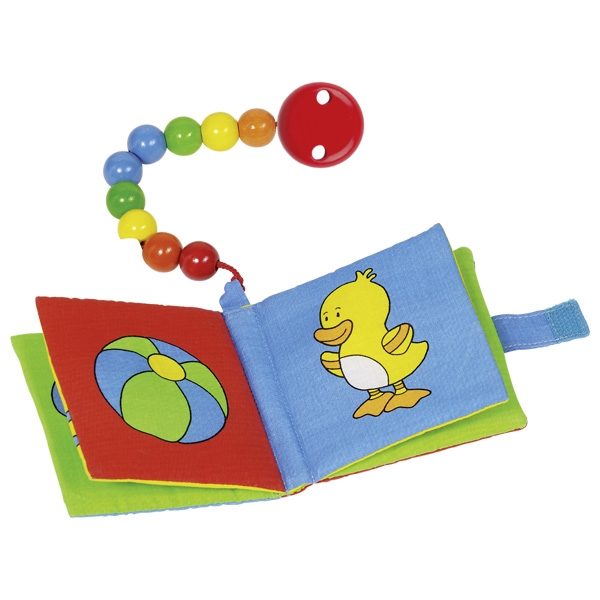 GOKI Cloth Picture Book with Pram Chain