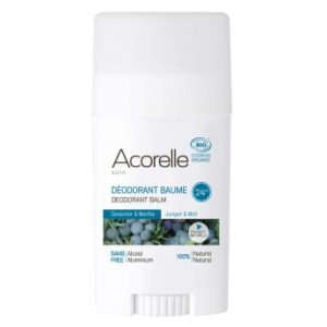 Acorelle Deodorant Balm Stick with Juniper and Mint 40g