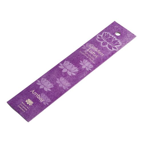 Golden Lotus Ambar Incense Sticks 10pcs