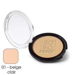 SO'BiO Compact Powder No 1 "Light Beige" 10g