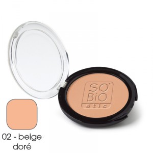 SO’BiO Compact Powder No 2 "Golden Beige" 10g