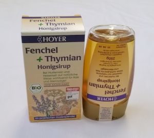 Hoyer apteegitilli ja tüümianiga siirup kähedale kurgule 250g