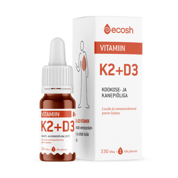 Витамин K2+D3 2000 IU Ecosh 10ml