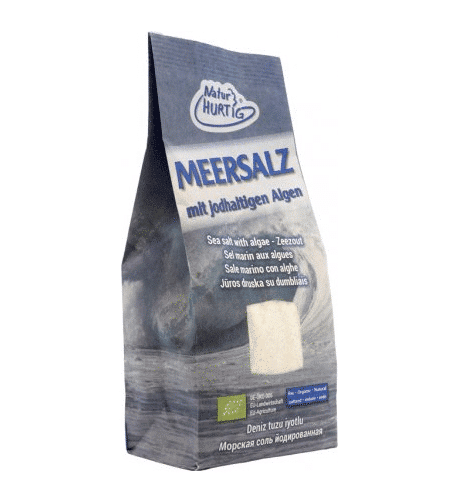 Natur Hurtig peen meresool joodiga vetikatest 500g