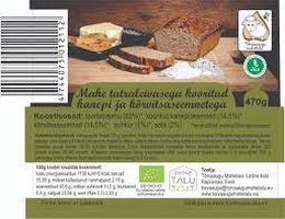 Смесь для выпечки хлеба с семенами конопли и тыквы 470gr