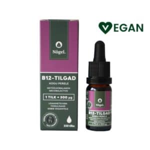 Nõgel B12-tilgad kogu perele, metüülkobalamiin MecobalActive® 500 µg 10 ml