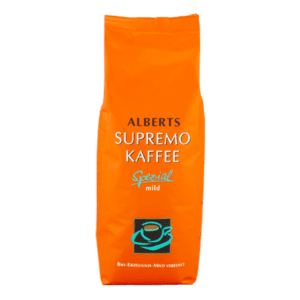 Мягкий вкус кофейные зерна Alberts Supremo Kaffee 250g