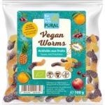 Pural kummikommid Hapud ussid 100g vegan