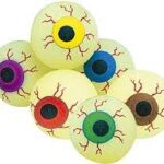 GOKI põrkepall Silm, helendab pimedas 1 tk