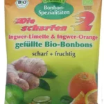Слегка пикантные карамельки с имбирем и лаймово-апельсиновой начинкой 100г