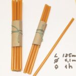 Mesilasvahast kirikuküünlad 18,5cm 1h 3tk