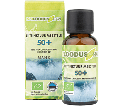 Loodusravi Liittinktuur meestele 50+, 30 ml, mahe