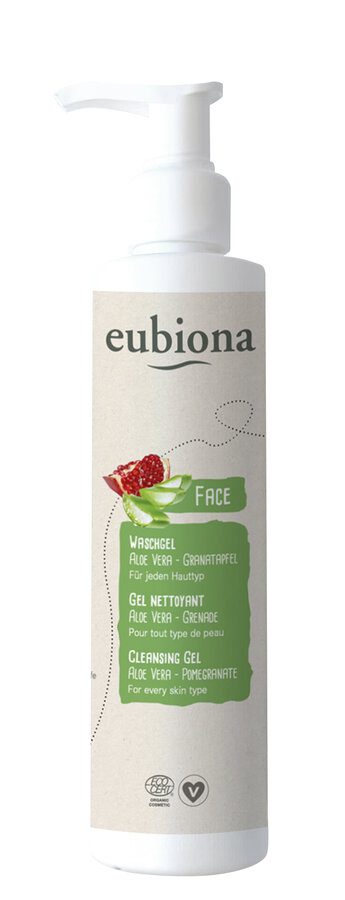 Очищающий гель Алоэ Вера Гранат 200ml Eubiona