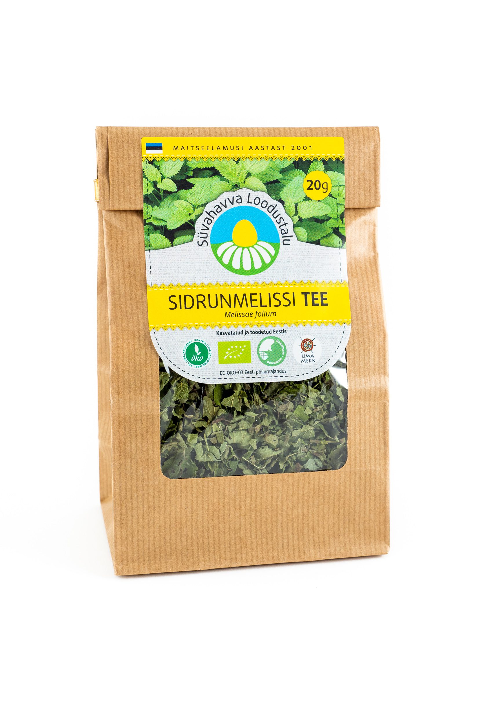 Süvahavva Sidrunmelissi tee, 20g, mahe
