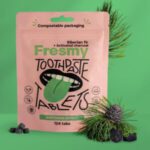 Fresmy hambapesutabletid siberi nulu ja aktiivsöega 124 tk