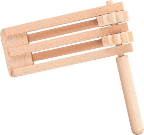 Täristaja, topelt, puit 15,5cm