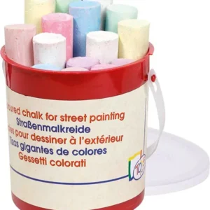 Tänavakriidid ämbris 11cm 15tk