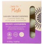 Мыло зеленое с оливковым маслом Savon du Midi 3 x 150g