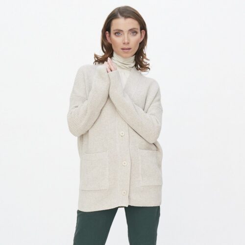 Kampsun 35%vill 65% pv XL öko beež