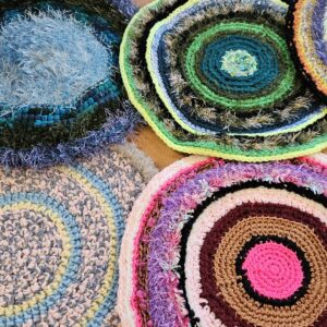 Käsitöö vaip toolile, põrandale, lemmikloomale väike