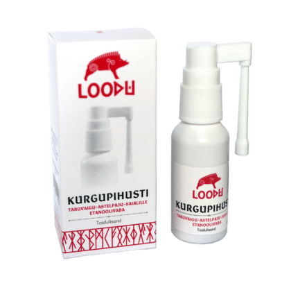 Kurgupihusti taruvaigu-astelpaju-saialille 30ml, etanoolivaba.