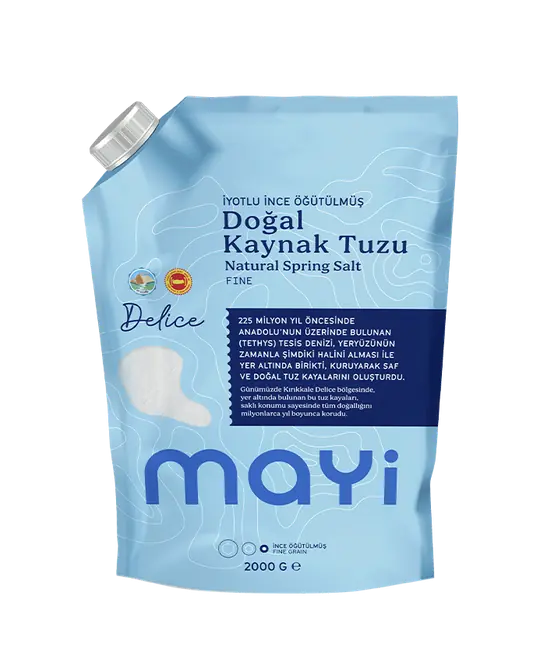 Looduslik allika sool 2kg, peen