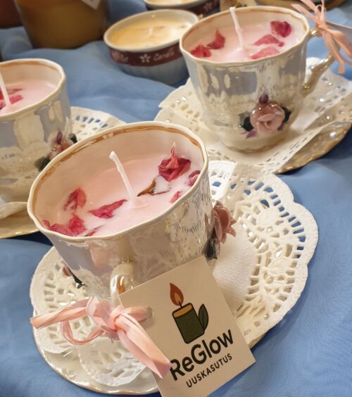 Sojavahast küünal ReGlow väike tass