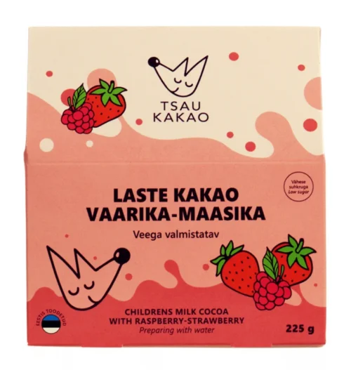 Piimakakao lastele vaarika-maasika 225g