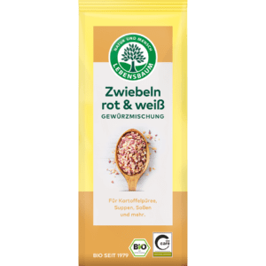 Punane ja valge sibul hakitud 55g öko
