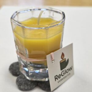 ReGlow Small Beeswax Candle