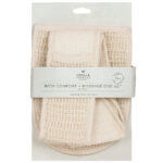 Seljapesu + pesukinnas komplekt, sisal/frotee