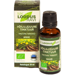 Võilillejuure tinktuur 30ml mahe